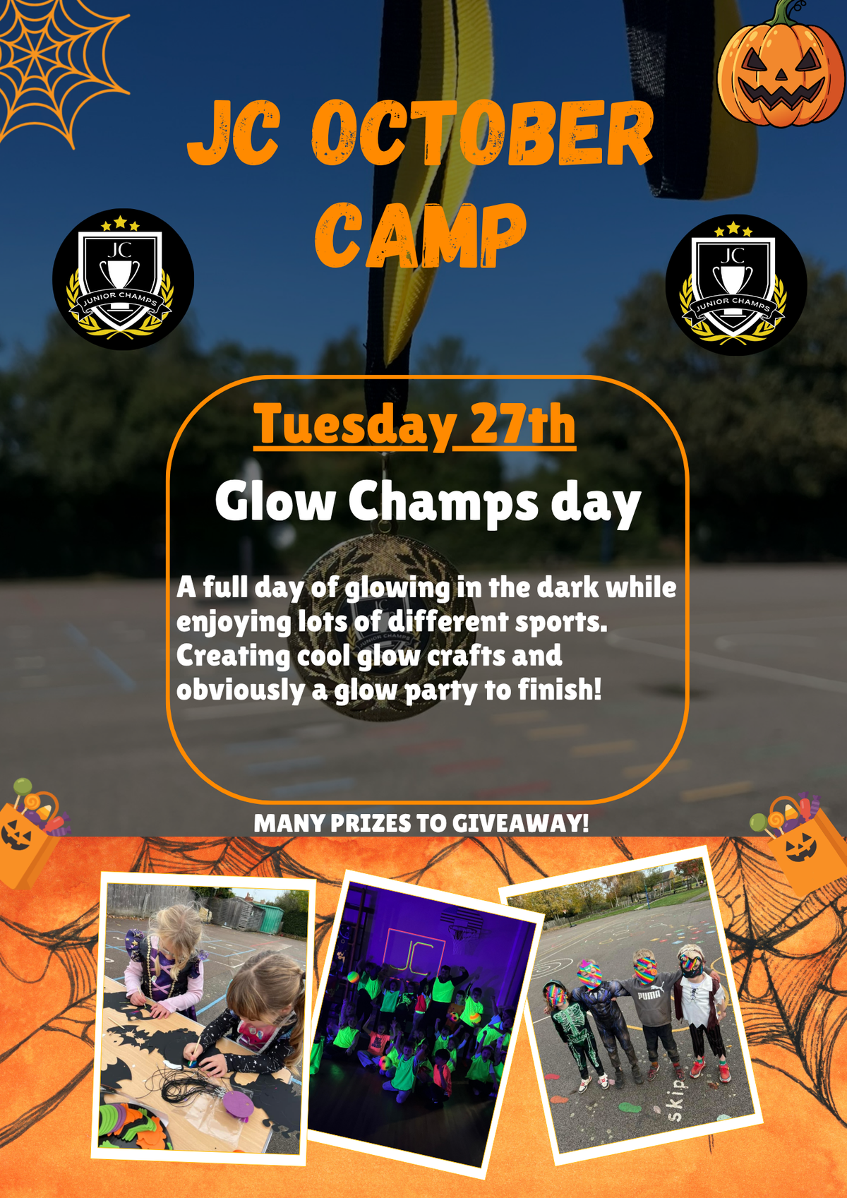 TUESDAY 27TH GLOW CHAMPS DAY