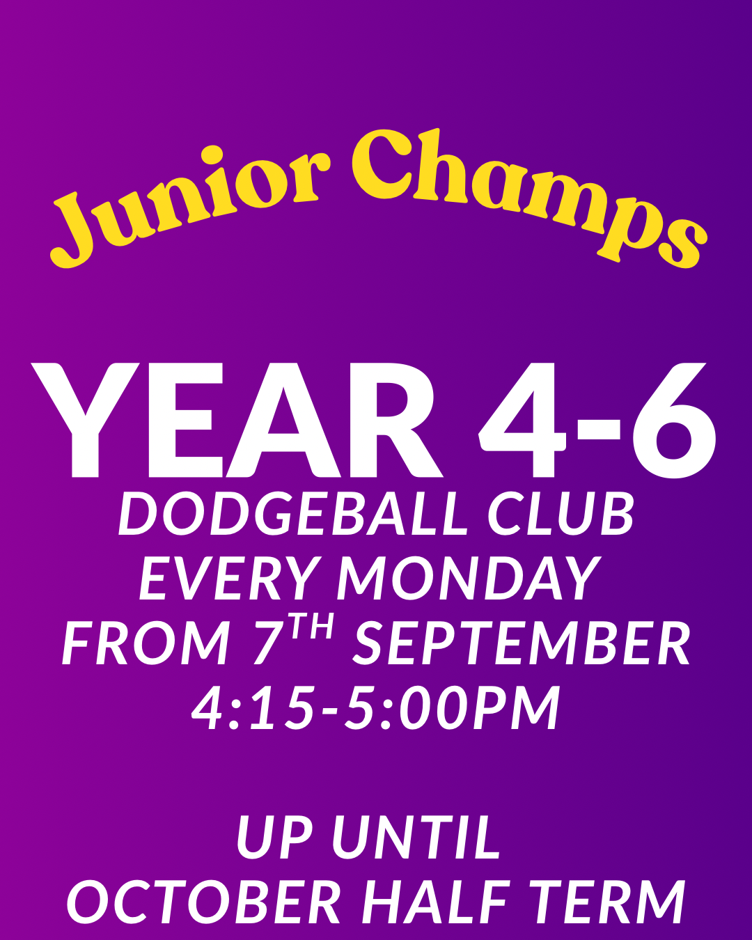DODGEBALL CLUB - 7th/14th/21st/28th///5th/12th/19th. 7 Sessions
