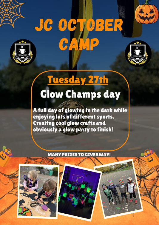 TUESDAY 27TH GLOW CHAMPS DAY