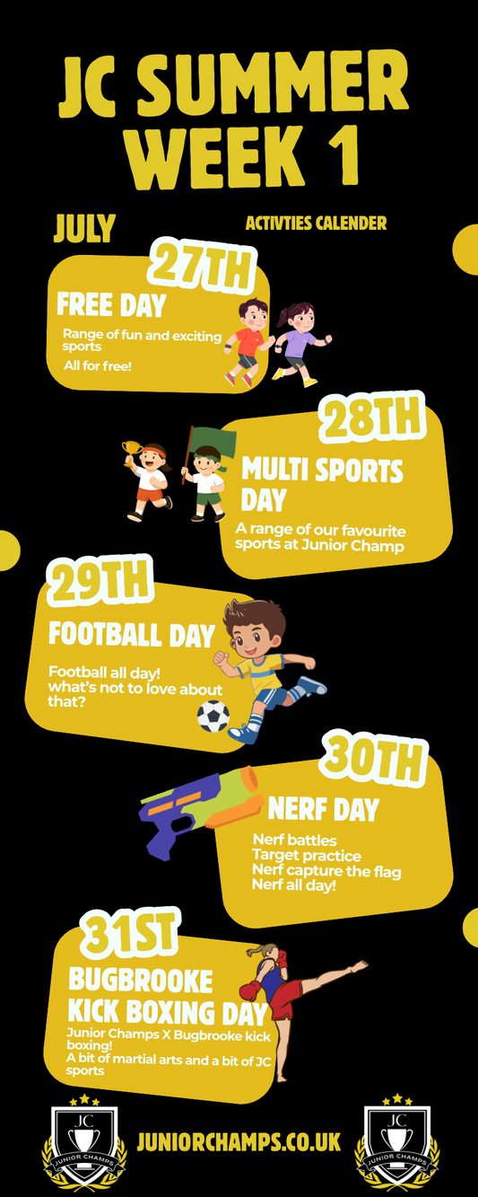 FRIDAY 31ST- BUGBROOKE KICKBOXING X JC DAY